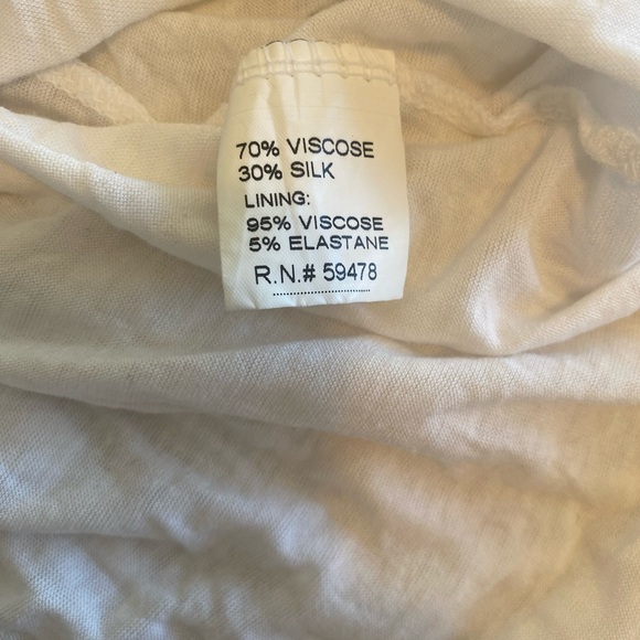 Bellambria Elegant White Silk Women's‎ Nightgown Large Preloved - Picture 4 of 6